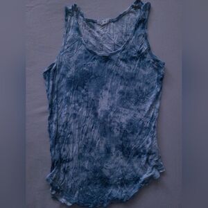 Ardene Blue Tie-Dye Tank Top